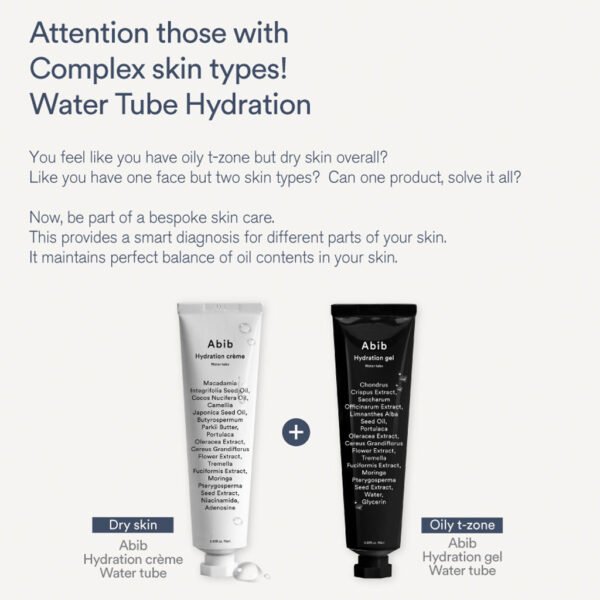 Hydration crème - Water tube