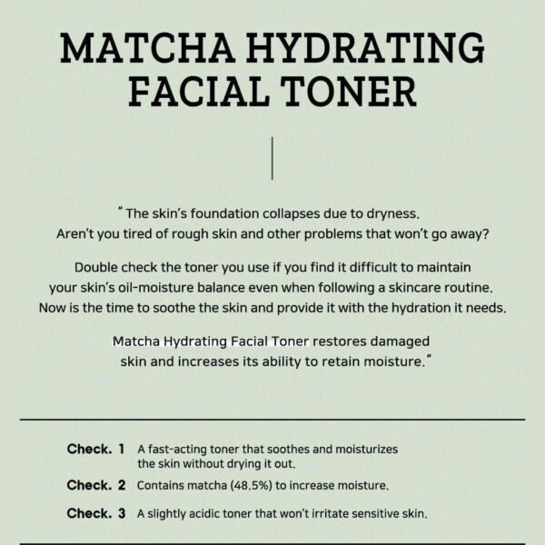 Matcha Hydrating Facial Toner
