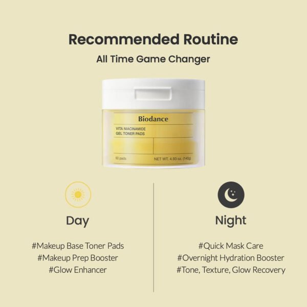 Vita Niacinamide Gel Toner Pad (60pc)