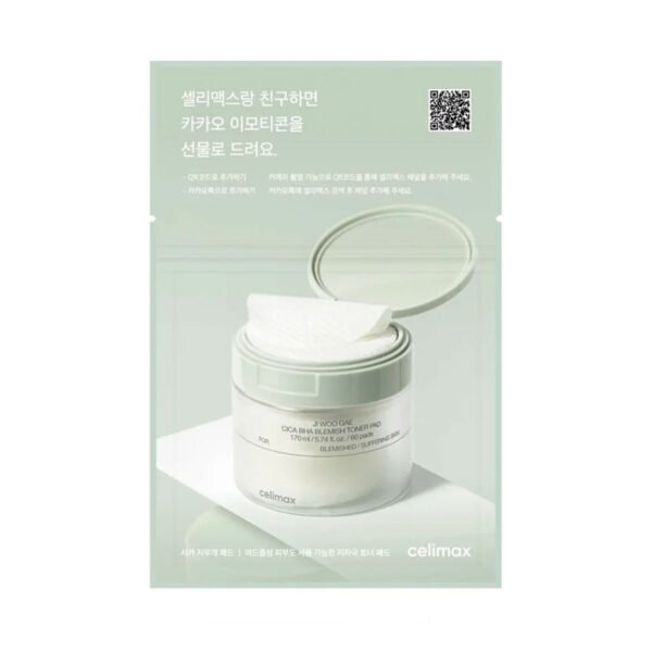 Ji Woo Gae Cica BHA Blemish Toner Pad