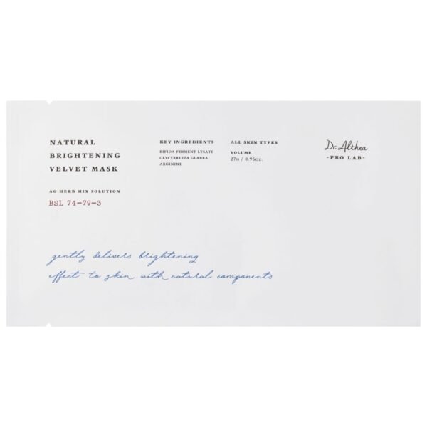 Natural Brightening Velvet Mask