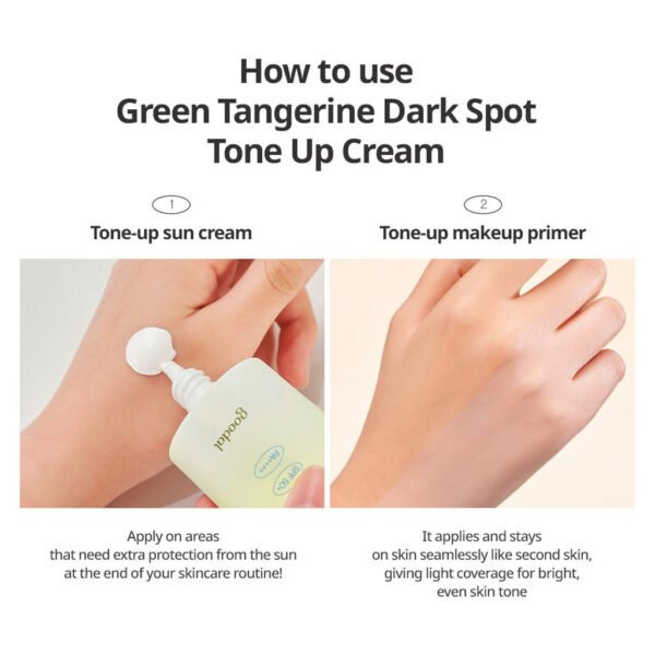 Green Tangerine Vita-C Dark Spot Care Tone Up Cream