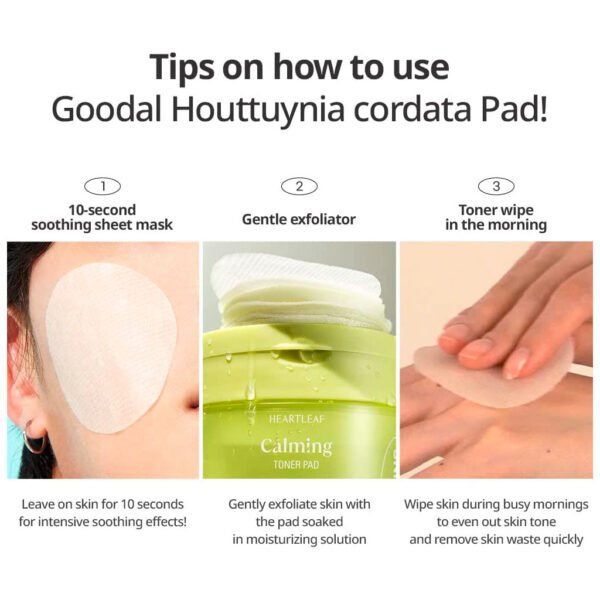 Houttuynia Cordata Calming Toner Pad