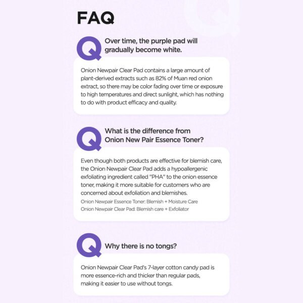 Onion Newpair Clear Pad