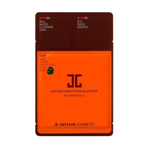 Real Water Brightening Black Mask