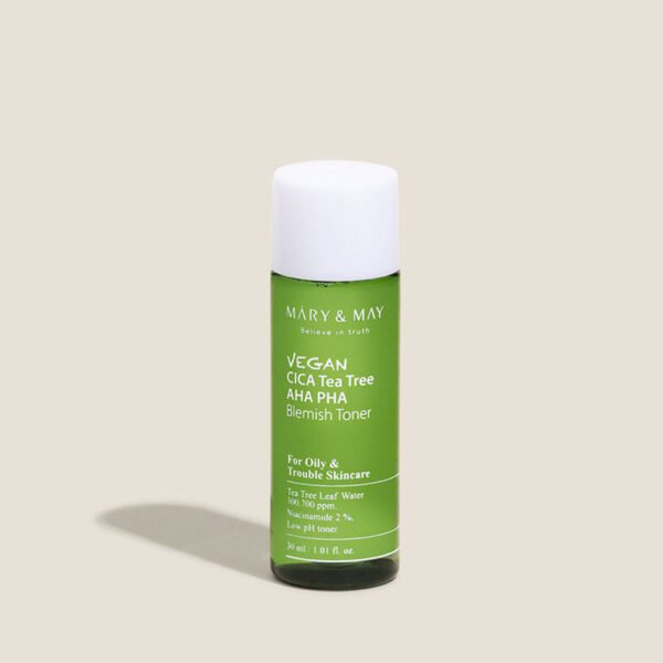 Vegan CICA Tea Tree AHA PHA Blemish Toner