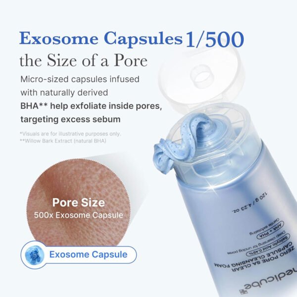 Zero Pore SA Clear Capsule Cleansing Foam (120g)
