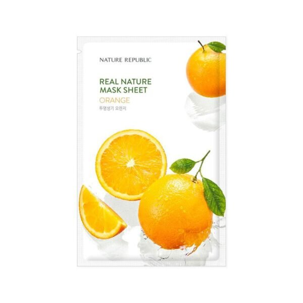 Real Nature Mask Sheet - Orange