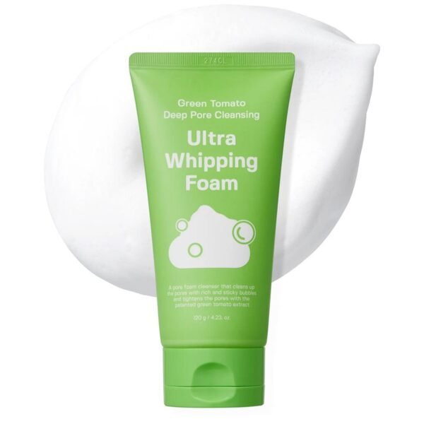Green Tomato Deep Pore Cleansing Ultra Whipping Foam (120g)