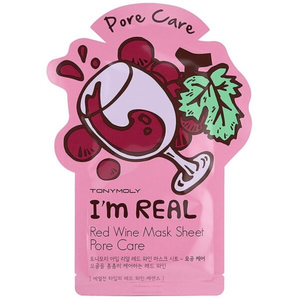 I'm Real Red Wine Mask Sheet (Pore Care)