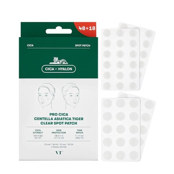 Pro Cica Centella Asiatica Tiger Clear Spot Patch (4pcs)
