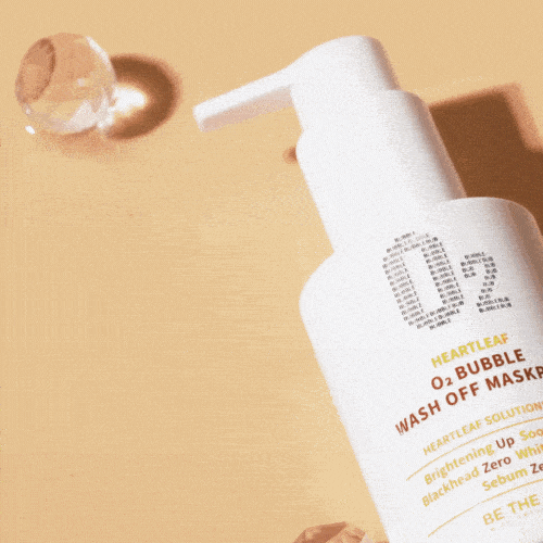 Heartleaf O2 Bubble Wash Off Maskpack